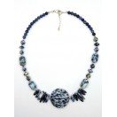 Natural Sodalite Necklace = 19 Inches Long